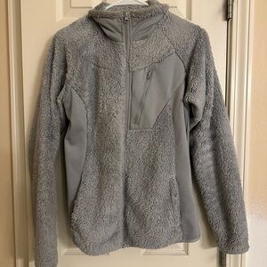 Columbia Gray Fleece Zip-Up Jacket